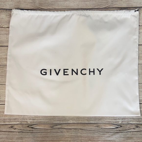 Givenchy Handbags - Givenchy white bag purse dust cover